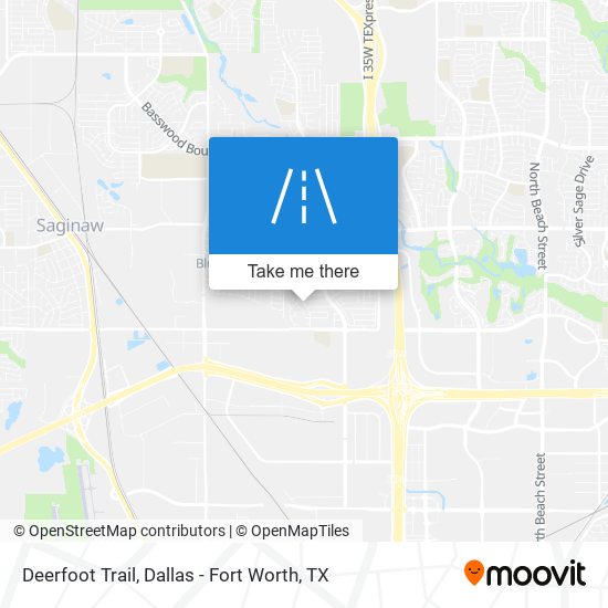 Deerfoot Trail map