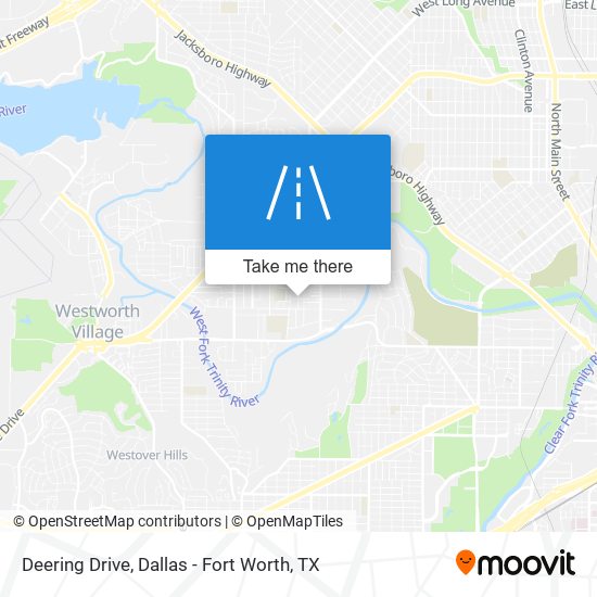 Mapa de Deering Drive