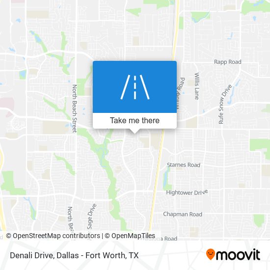 Denali Drive map