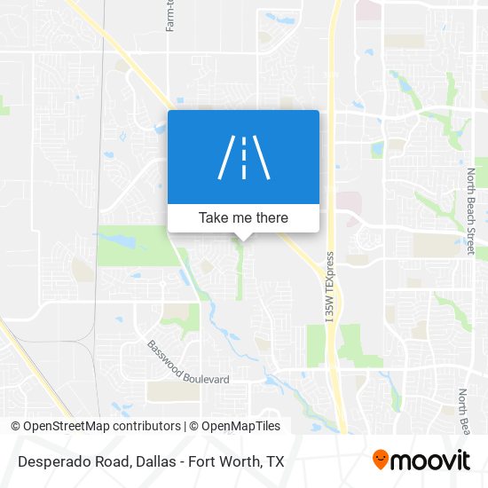 Mapa de Desperado Road