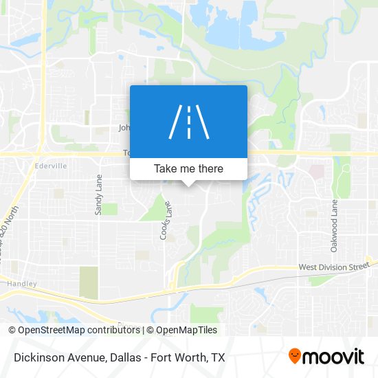 Dickinson Avenue map