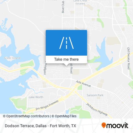 Dodson Terrace map