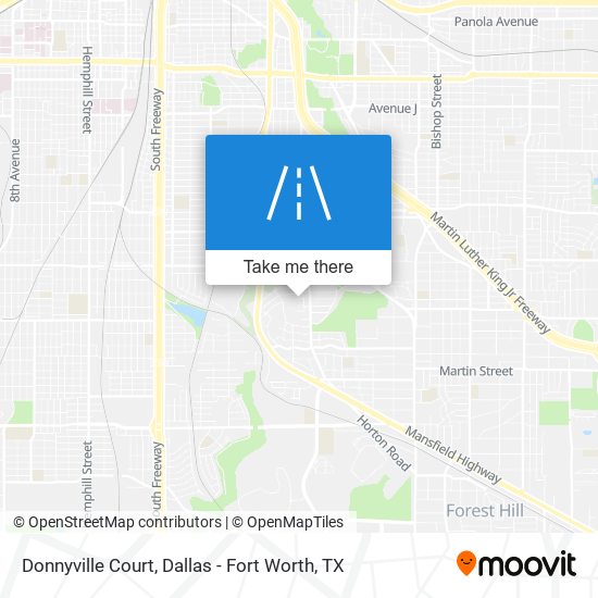 Donnyville Court map