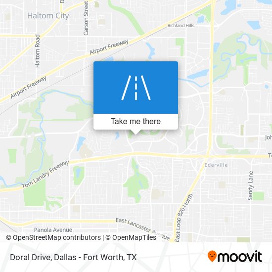 Doral Drive map
