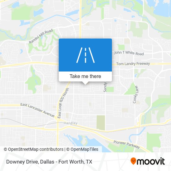 Downey Drive map