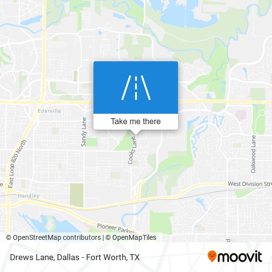 Drews Lane map