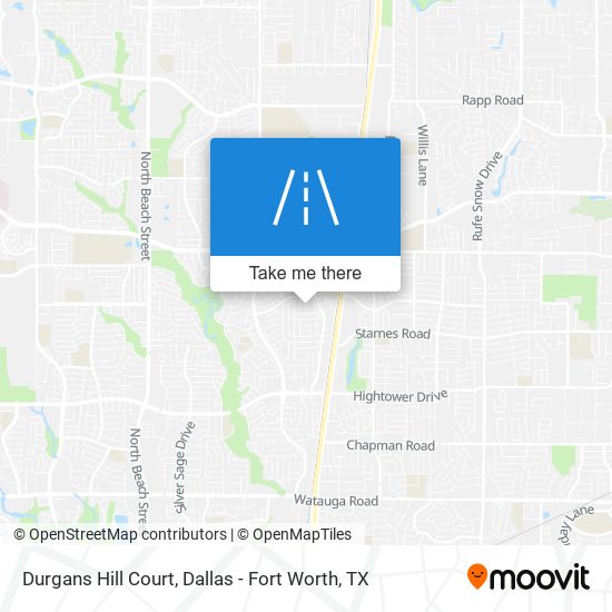 Durgans Hill Court map