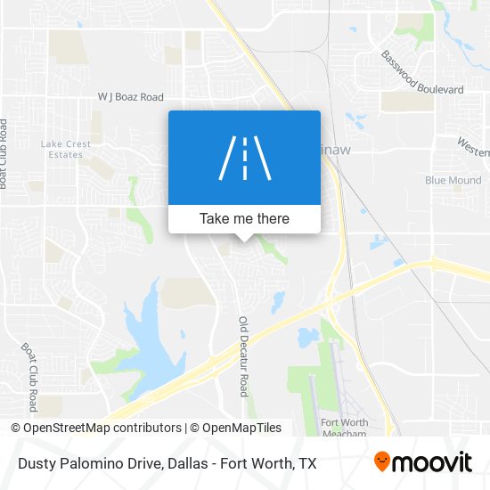 Mapa de Dusty Palomino Drive