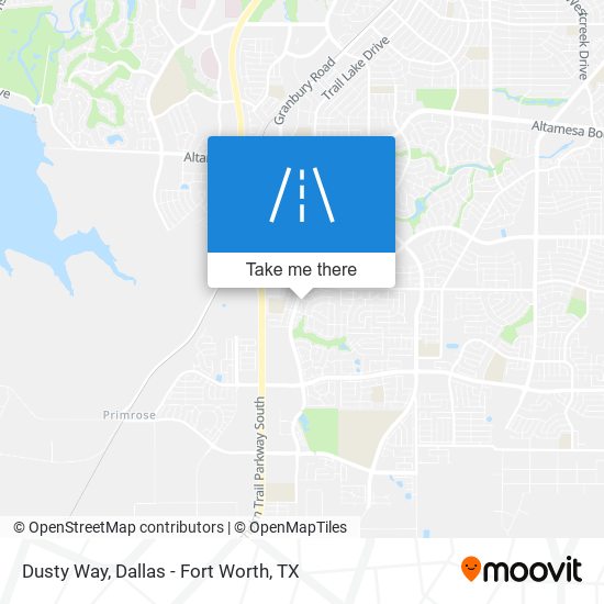 Mapa de Dusty Way