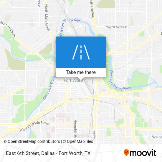 East 6th Street map