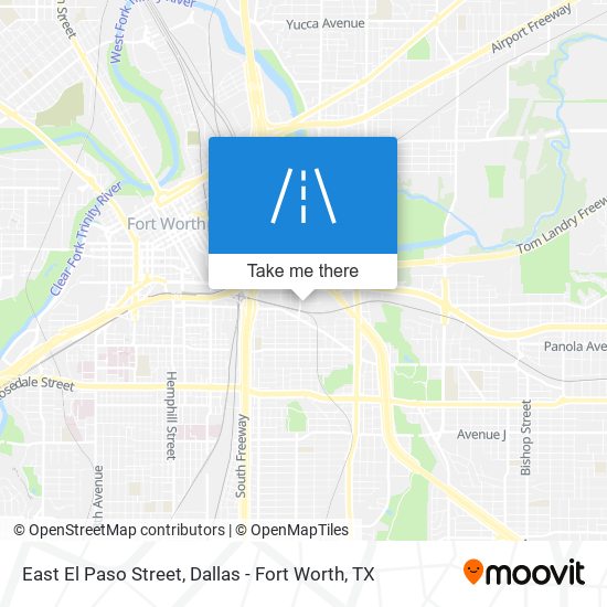 Mapa de East El Paso Street