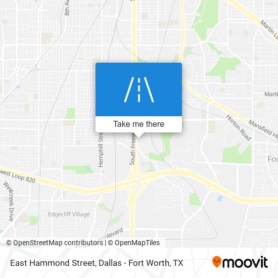 East Hammond Street map