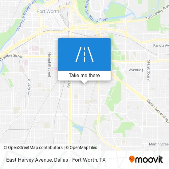Mapa de East Harvey Avenue