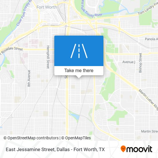 East Jessamine Street map