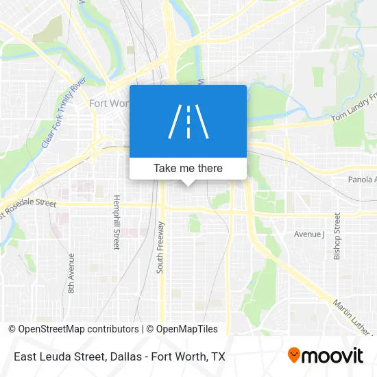 East Leuda Street map