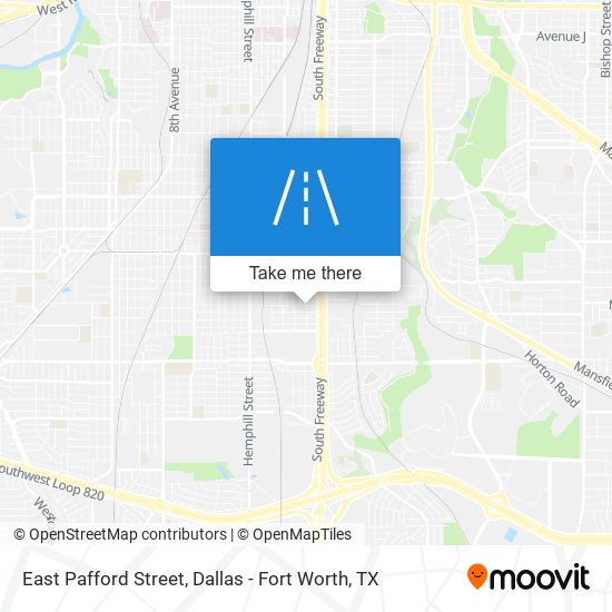 East Pafford Street map