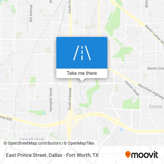 East Prince Street map