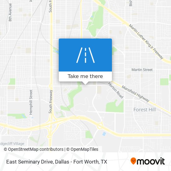 East Seminary Drive map