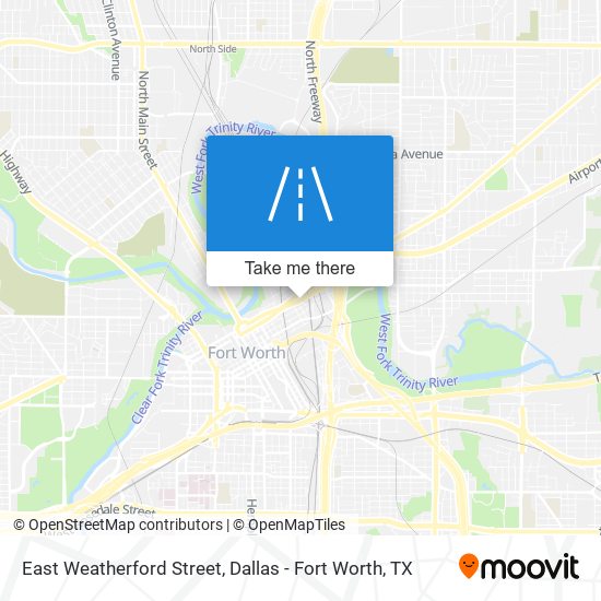 Mapa de East Weatherford Street