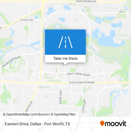 Mapa de Eastern Drive