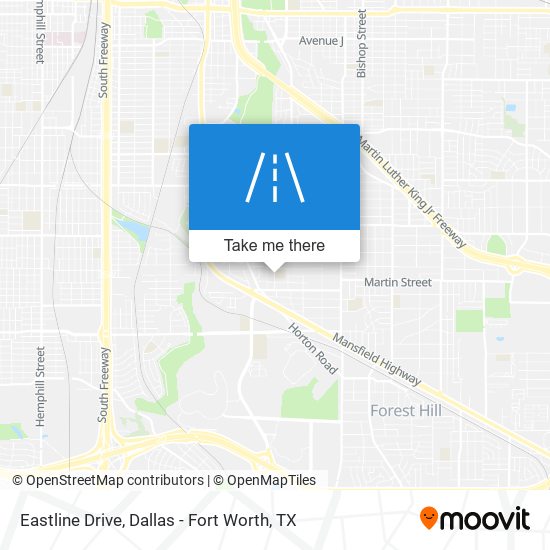 Eastline Drive map