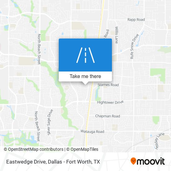 Mapa de Eastwedge Drive