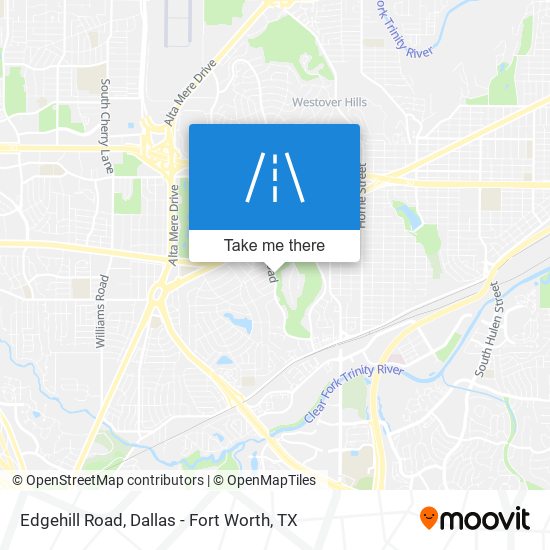Edgehill Road map