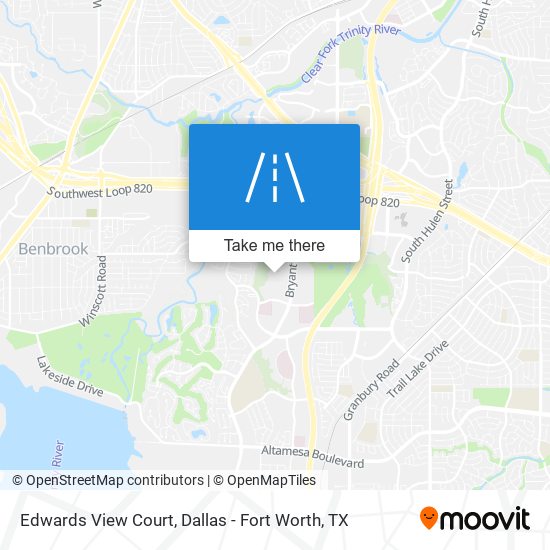 Edwards View Court map