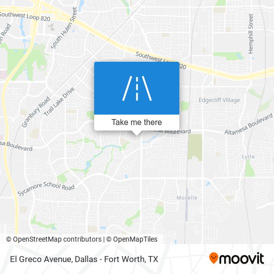 Mapa de El Greco Avenue