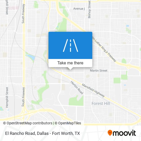 El Rancho Road map