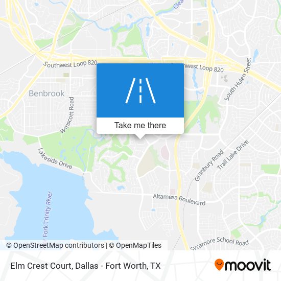 Elm Crest Court map