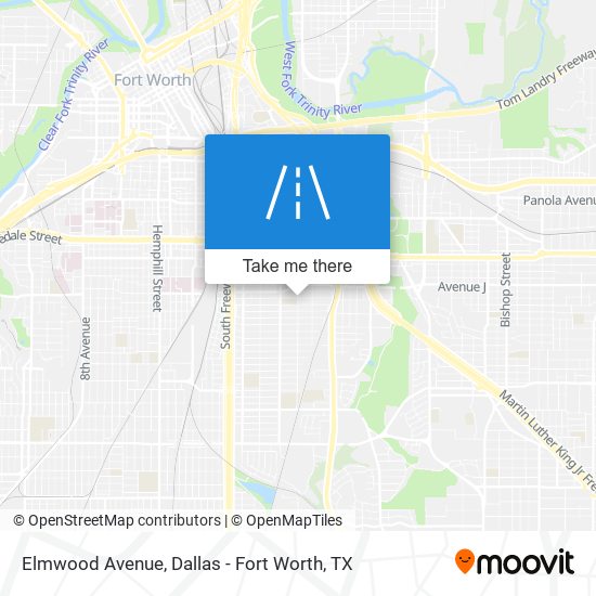 Mapa de Elmwood Avenue