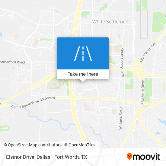 Elsinor Drive map