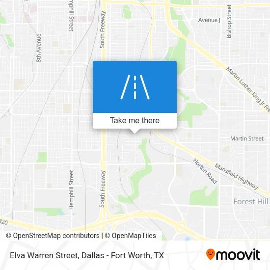 Elva Warren Street map