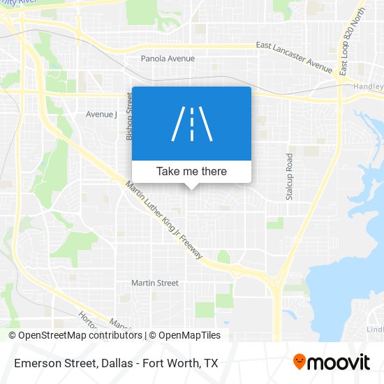 Emerson Street map