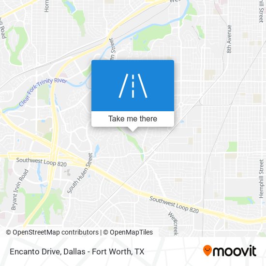 Encanto Drive map