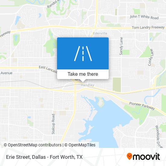 Erie Street map