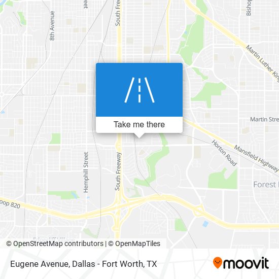 Mapa de Eugene Avenue