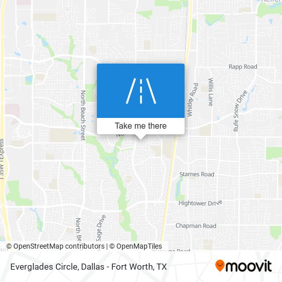 Everglades Circle map