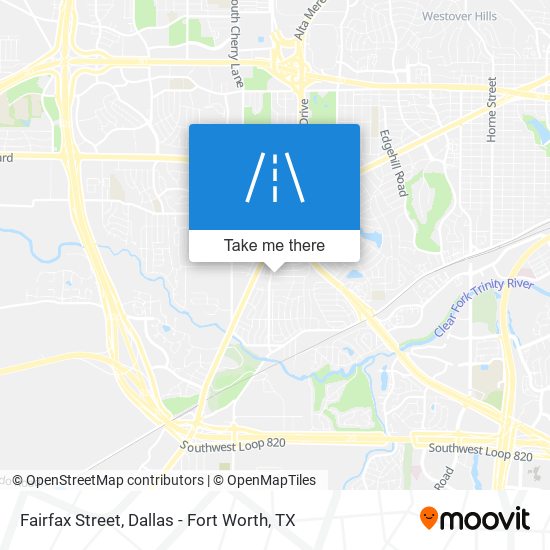 Fairfax Street map