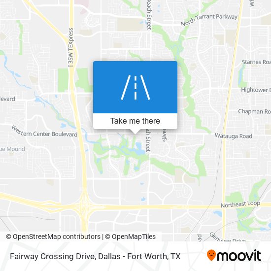 Fairway Crossing Drive map