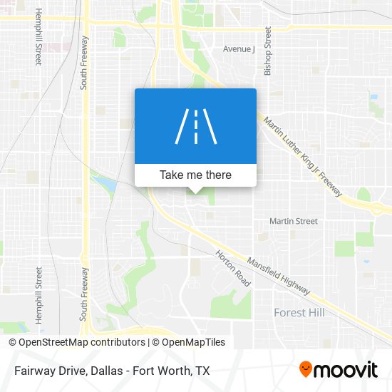 Fairway Drive map