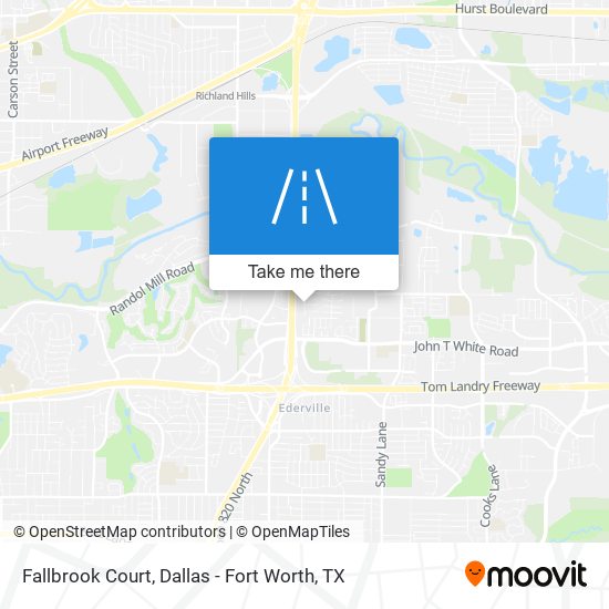 Fallbrook Court map