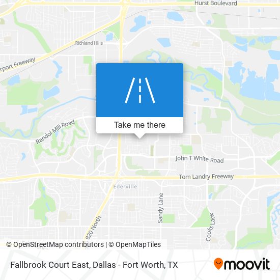 Fallbrook Court East map