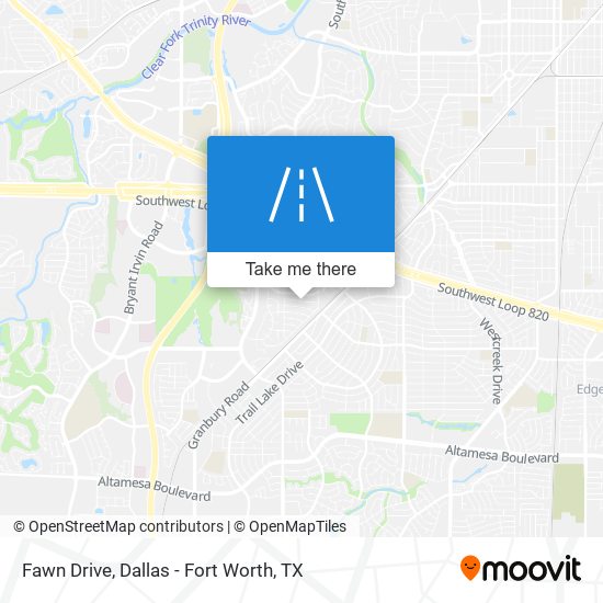 Fawn Drive map