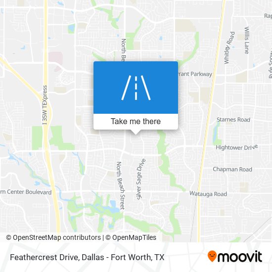 Mapa de Feathercrest Drive