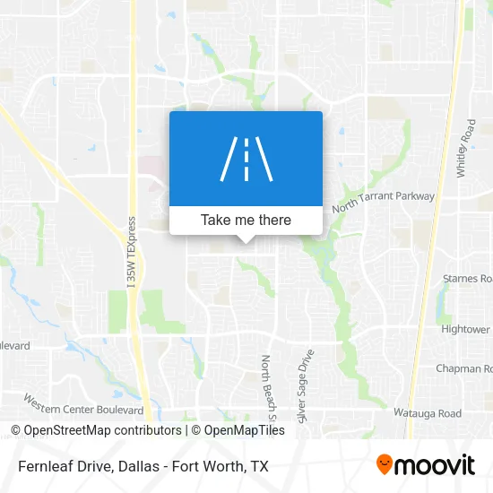 Mapa de Fernleaf Drive