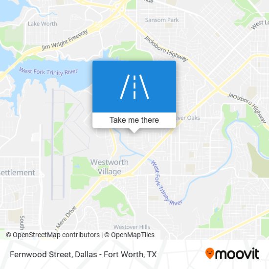 Mapa de Fernwood Street