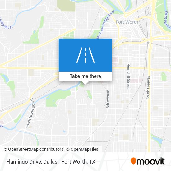 Flamingo Drive map