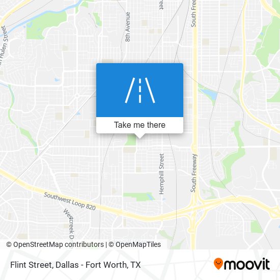 Flint Street map